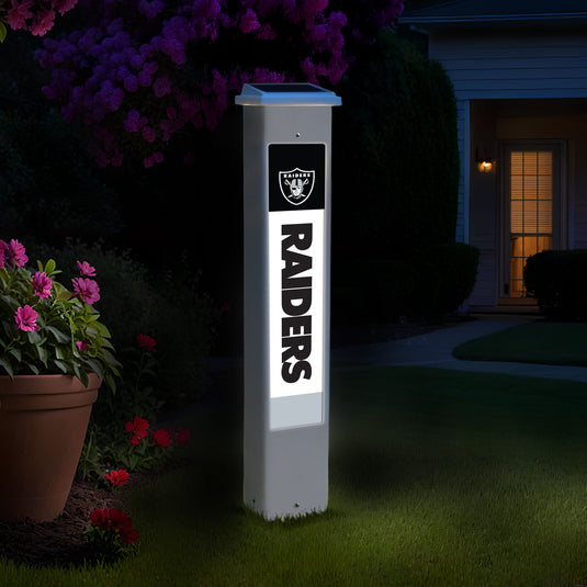 Fan Creations NFL Team Glow Post - Las Vegas Raiders