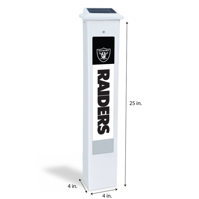 Load image into Gallery viewer, Fan Creations NFL Team Glow Post - Las Vegas Raiders
