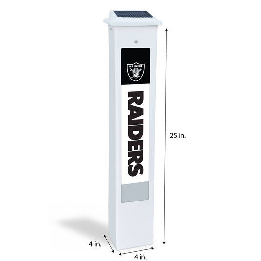 Fan Creations NFL Team Glow Post - Las Vegas Raiders