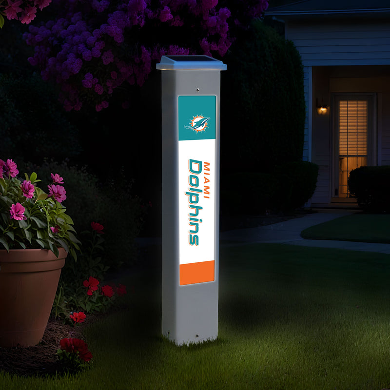 Load image into Gallery viewer, Fan Creations NFL Team Glow Post - Miami Dolphins
