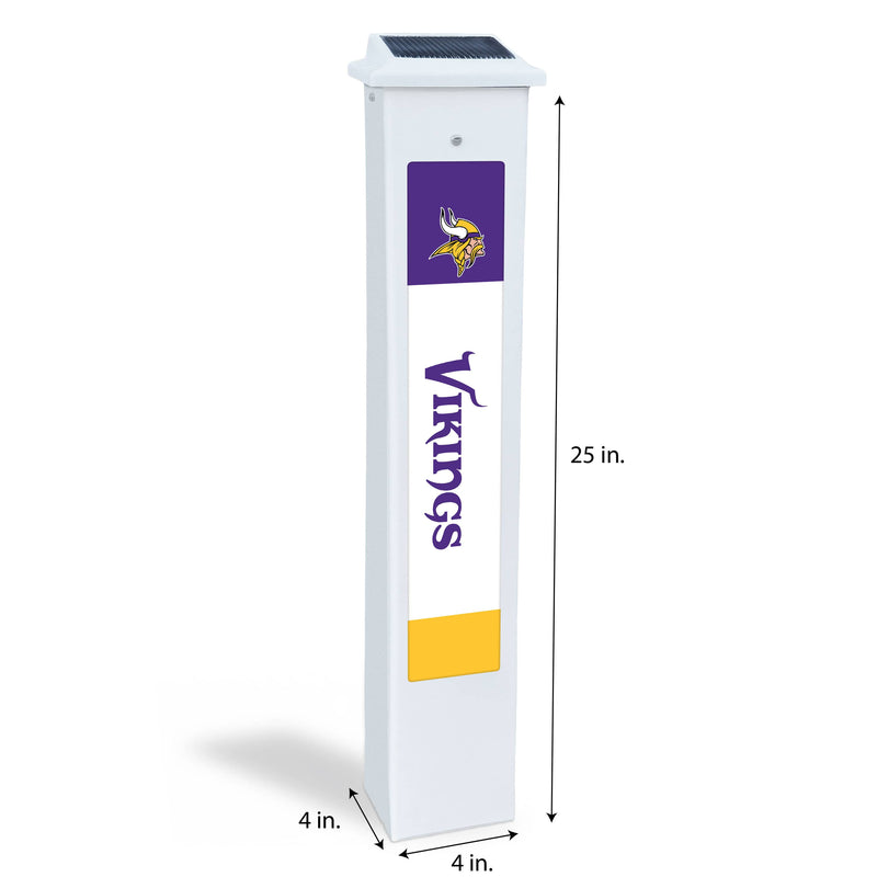 Load image into Gallery viewer, Fan Creations NFL Team Glow Post - Minnesota Vikings
