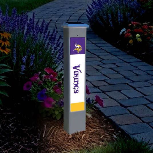 Fan Creations Glow Post NFL Team Glow Post - Minnesota Vikings
