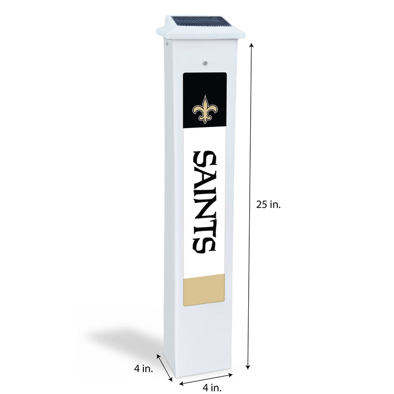 Load image into Gallery viewer, Fan Creations NFL Team Glow Post - New Orleans Saints
