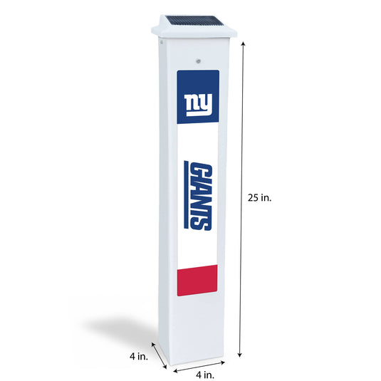 Fan Creations NFL Team Glow Post - New York Giants