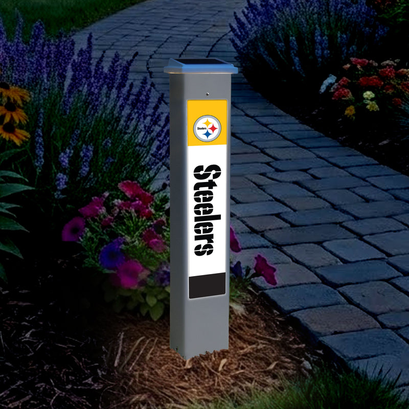 Load image into Gallery viewer, Fan Creations Glow Post NFL Team Glow Post - Pittsburgh Steelers
