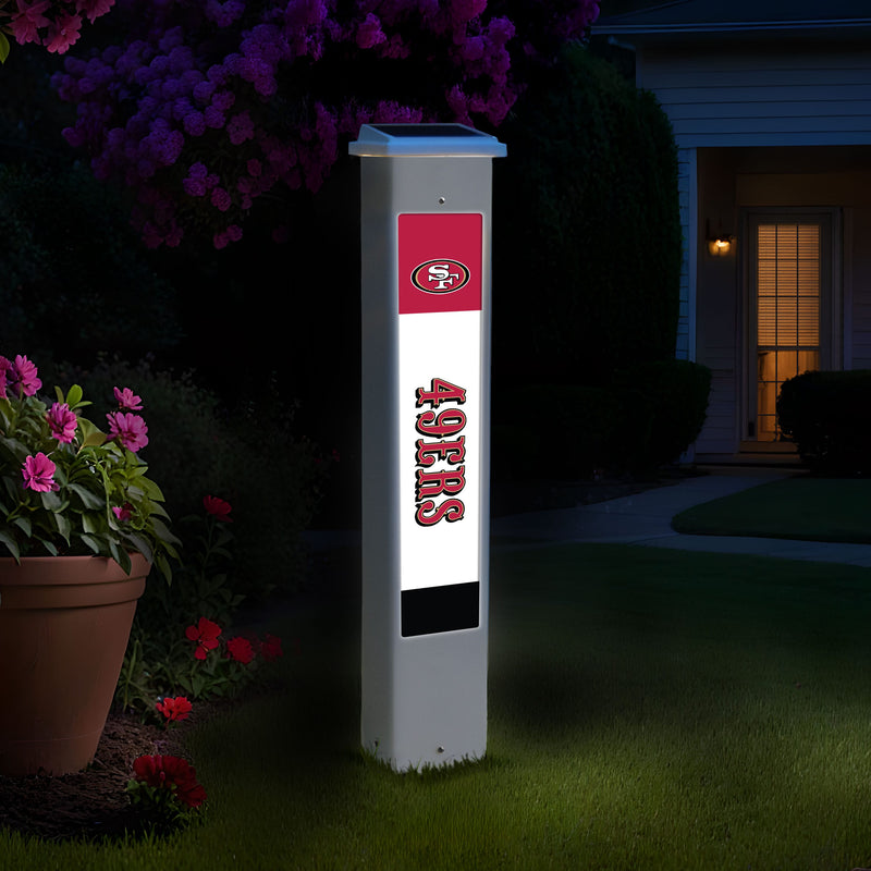 Load image into Gallery viewer, Fan Creations NFL Team Glow Post - San Francisco 49ers

