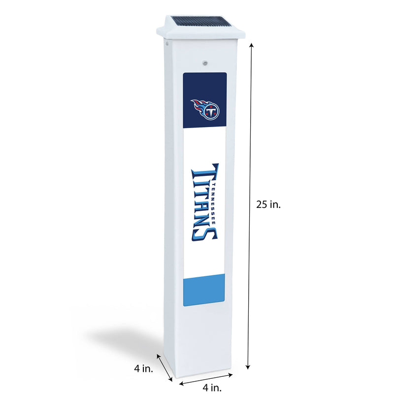 Load image into Gallery viewer, Fan Creations NFL Team Glow Post - Tennessee Titans
