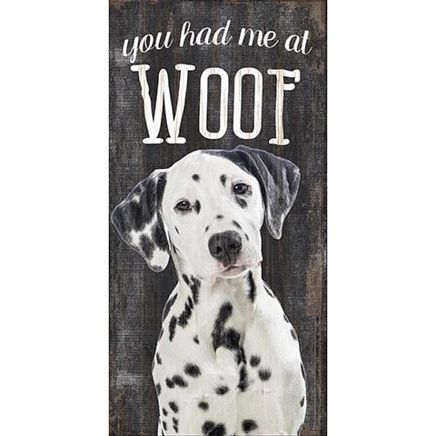 Load image into Gallery viewer, Fan Creations 6x12 Pet Dalmation You Had Me At Woof 6x12
