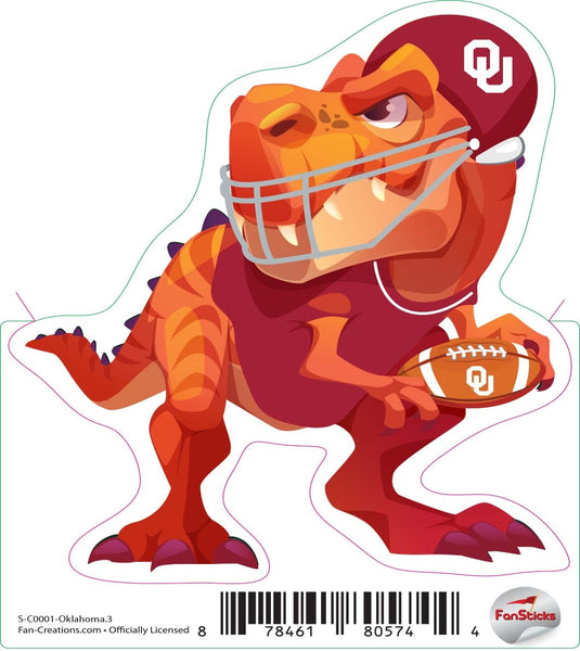 Fan Creations Decal Oklahoma - NCAA 3inch Decal