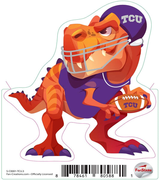 Fan Creations Decal TCU - NCAA 3inch Decal