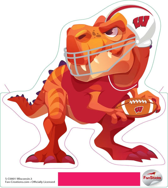 Fan Creations Decal Wisconsin - NCAA 3inch Decal