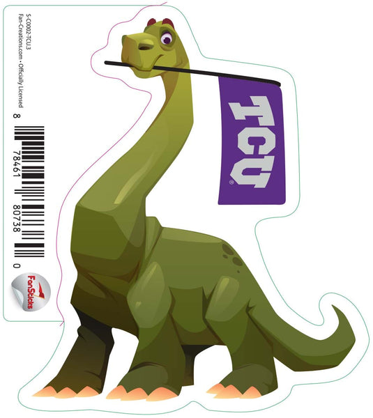Fan Creations Decal TCU - NCAA 3inch Decal