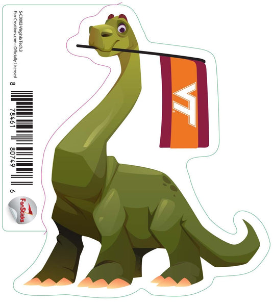 Fan Creations Decal Virginia Tech - NCAA 3inch Decal