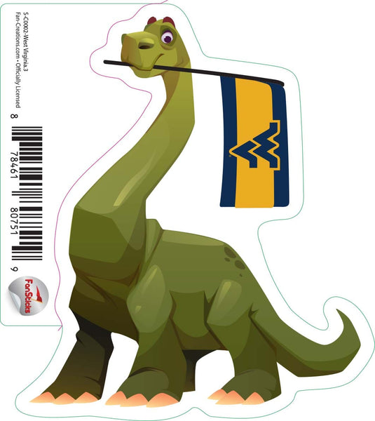 Fan Creations Decal West Virginia - NCAA 3inch Decal