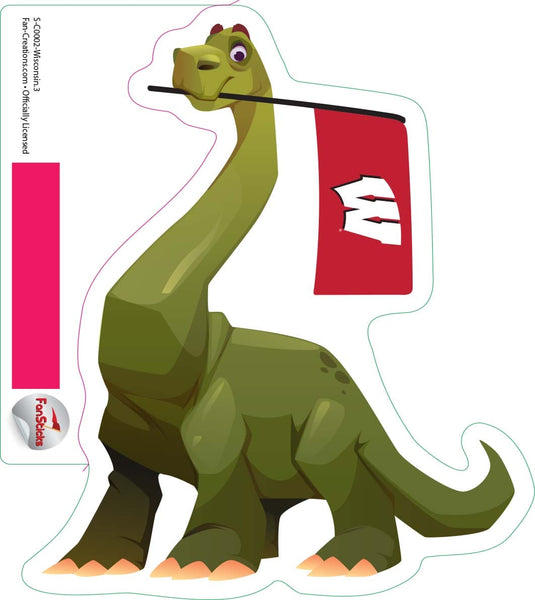 Fan Creations Decal Wisconsin - NCAA 3inch Decal