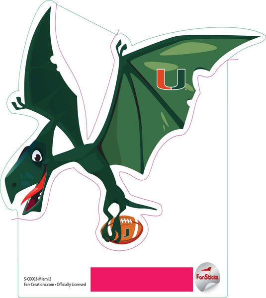 Fan Creations Decal Miami - NCAA 3inch Decal