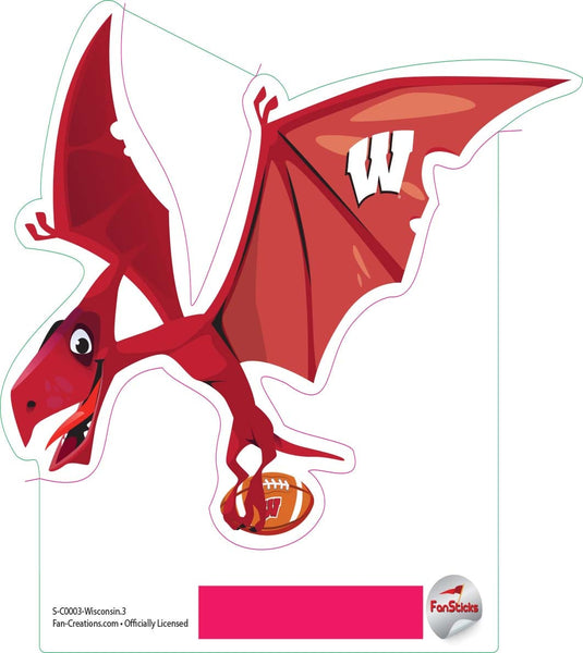 Fan Creations Decal Wisconsin - NCAA 3inch Decal