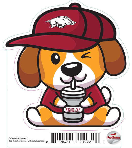 Fan Creations Decal Arkansas - NCAA 3inch Decal