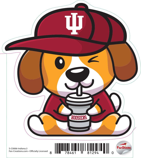 Fan Creations Decal Indiana - NCAA 3inch Decal
