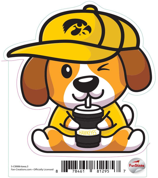 Fan Creations Decal Iowa - NCAA 3inch Decal