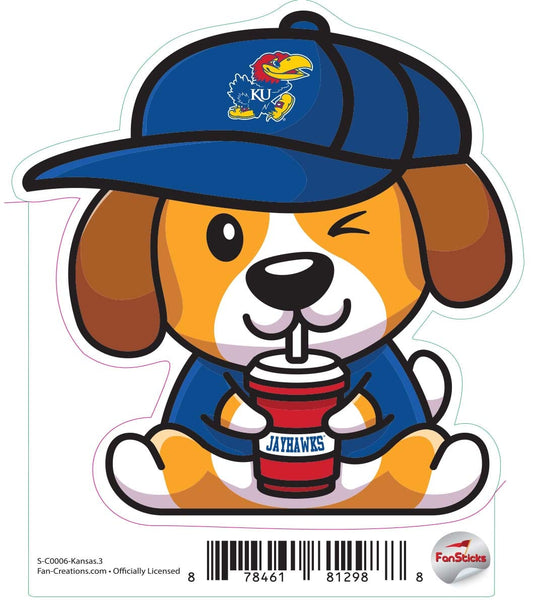 Fan Creations Decal Kansas - NCAA 3inch Decal