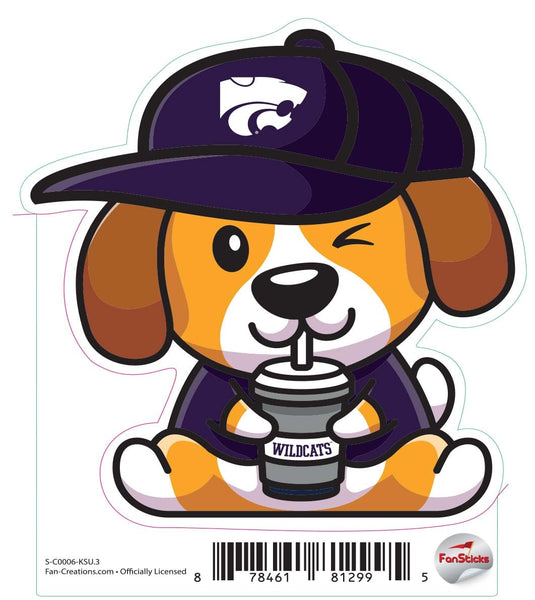 Fan Creations Decal Kansas State - NCAA 3inch Decal