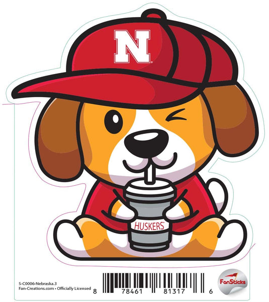 Fan Creations Decal Nebraska - NCAA 3inch Decal
