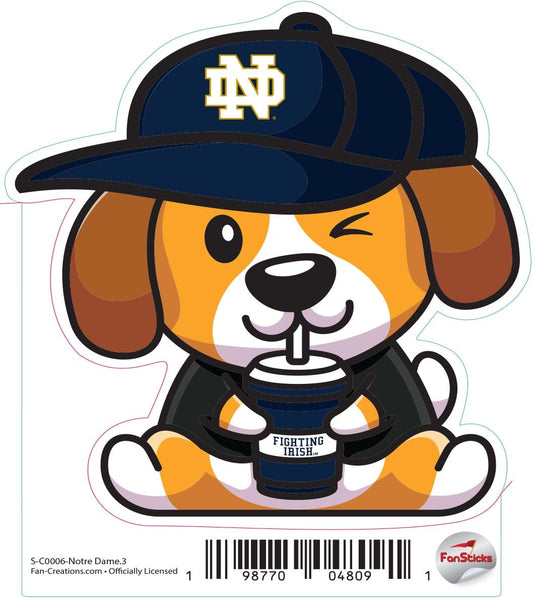 Fan Creations Decal Notre Dame - NCAA 3inch Decal