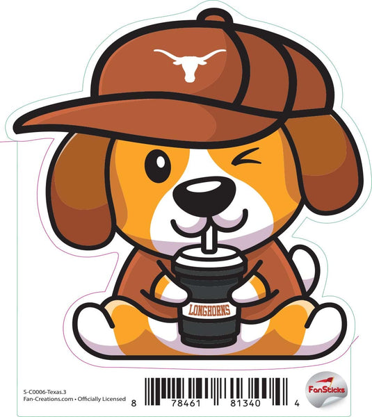 Fan Creations Decal Texas - NCAA 3inch Decal