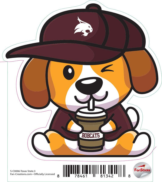 Fan Creations Decal Texas State - NCAA 3inch Decal