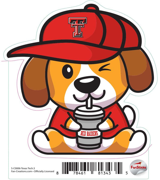 Fan Creations Decal Texas Tech - NCAA 3inch Decal