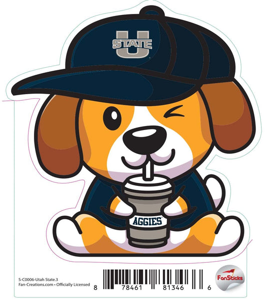 Fan Creations Decal Utah State - NCAA 3inch Decal