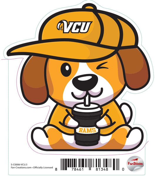 Fan Creations Decal VCU - NCAA 3inch Decal
