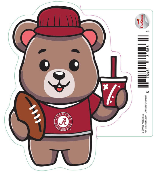 Fan Creations Decal Alabama - NCAA 3inch Decal