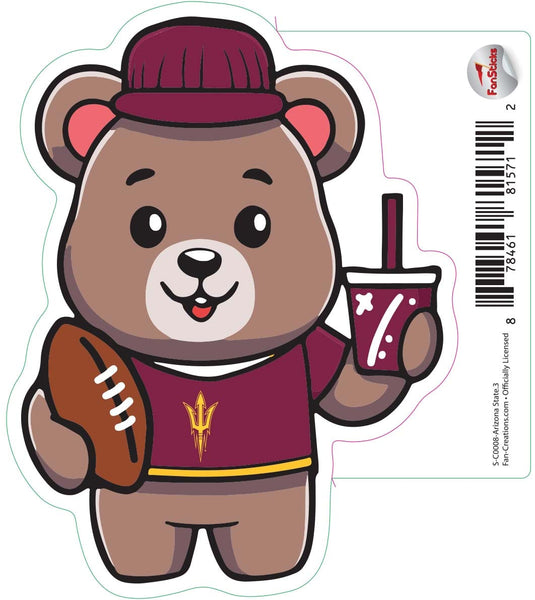 Fan Creations Decal Arizona State - NCAA 3inch Decal
