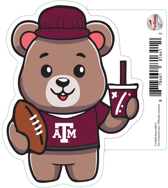 Fan Creations Decal Texas A&M - NCAA 3inch Decal