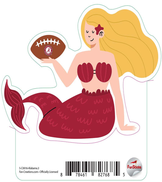 Fan Creations Decal Alabama - NCAA 3inch Decal