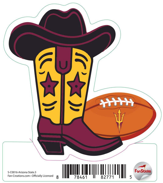 Fan Creations Decal Arizona State - NCAA 3inch Decal