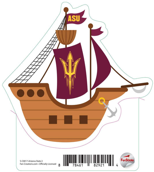 Fan Creations Decal Arizona State - NCAA 3inch Decal