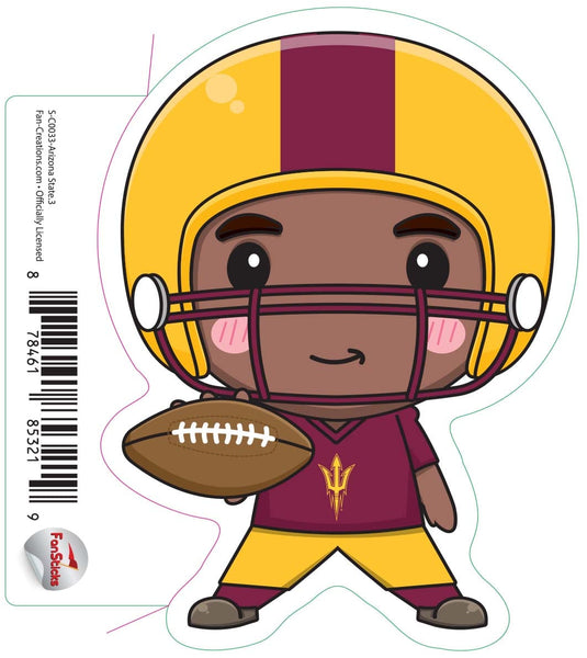 Fan Creations Decal Arizona State - NCAA 3inch Decal