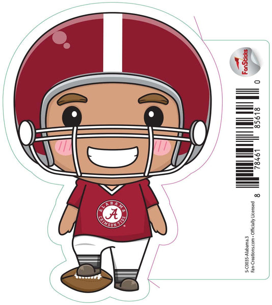 Fan Creations Decal Alabama - NCAA 3inch Decal