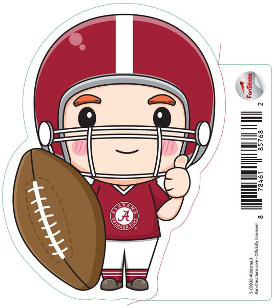 Fan Creations Decal Alabama - NCAA 3inch Decal