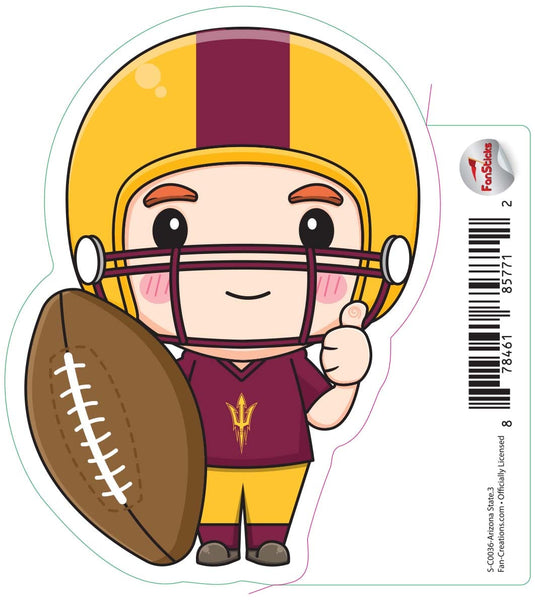 Fan Creations Decal Arizona State - NCAA 3inch Decal