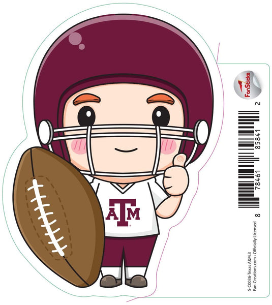 Fan Creations Decal Texas A&M - NCAA 3inch Decal