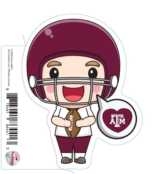 Fan Creations Decal Texas A&M - NCAA 3inch Decal