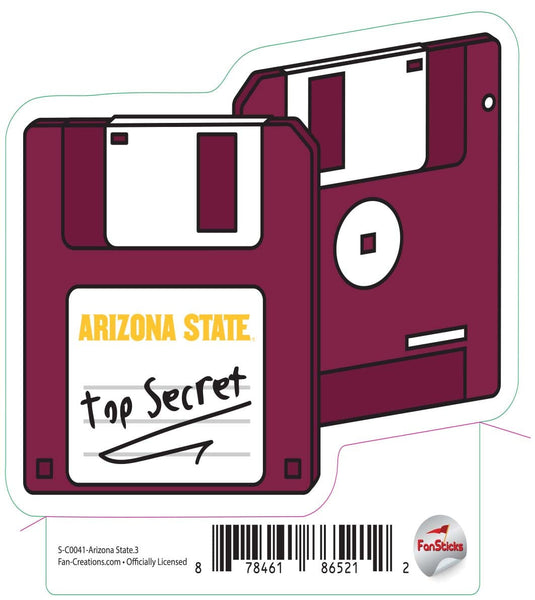 Fan Creations Decal Arizona State - NCAA 3inch Decal
