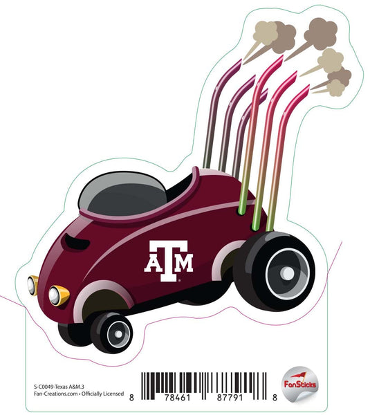 Fan Creations Decal Texas A&M - NCAA 3inch Decal
