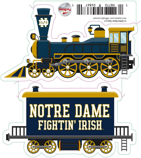 Fan Creations Decal Notre Dame - NCAA 3inch Decal