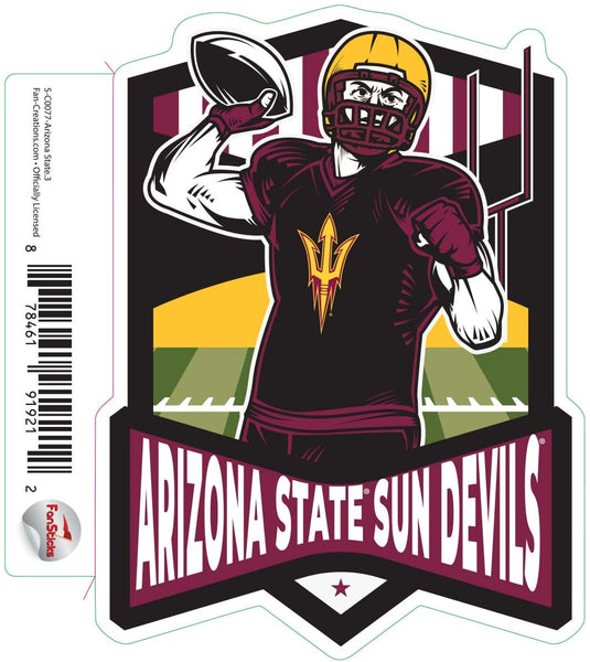 Fan Creations Decal Indiana - NCAA 3inch Decal