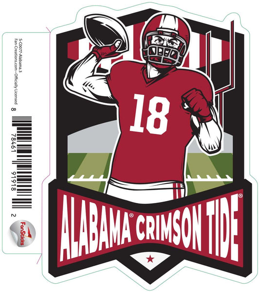 Fan Creations Decal Kansas - NCAA 3inch Decal